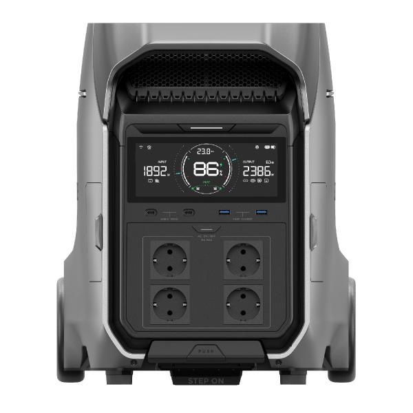 Электростанция EcoFlow DELTA Pro 3, портативная, ёмкость 4096 Втч, мощность 4000 Вт АКБ, 2 DC, 2 USB-A, 2 USB-C, 5 220В, серый фото 6