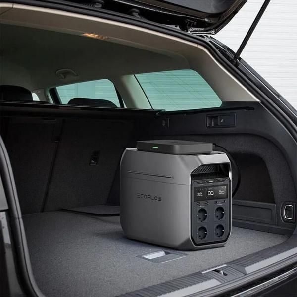 Электростанция EcoFlow DELTA 3 Plus, портативная, ёмкость 1024 Втч, мощность 1800 Вт АКБ, 3 DC, 2 USB-A, 2 USB-C, 4 220В, серый фото 8