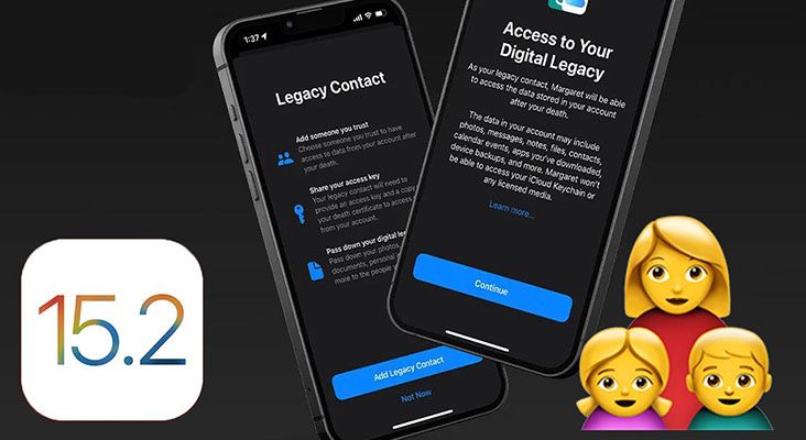 Функция «Цифровое наследие» в iOS